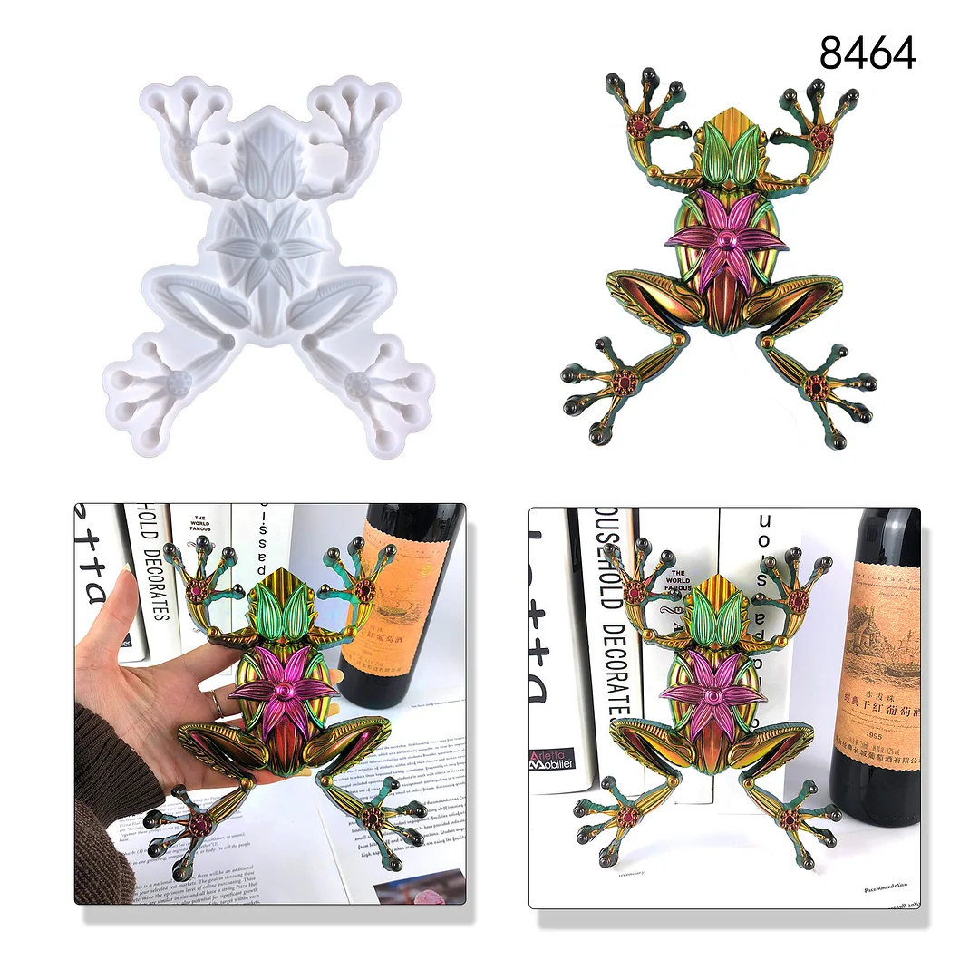 Mechanical Frog Wall Decoration Pendant Silicone Mold