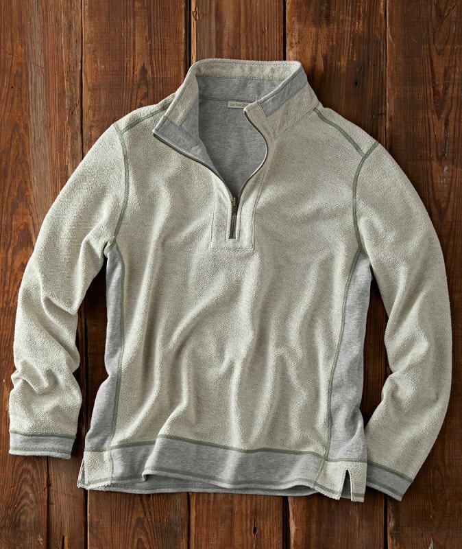 Men's Waffle Collar Colorblock Long Sleeve T-Shirt