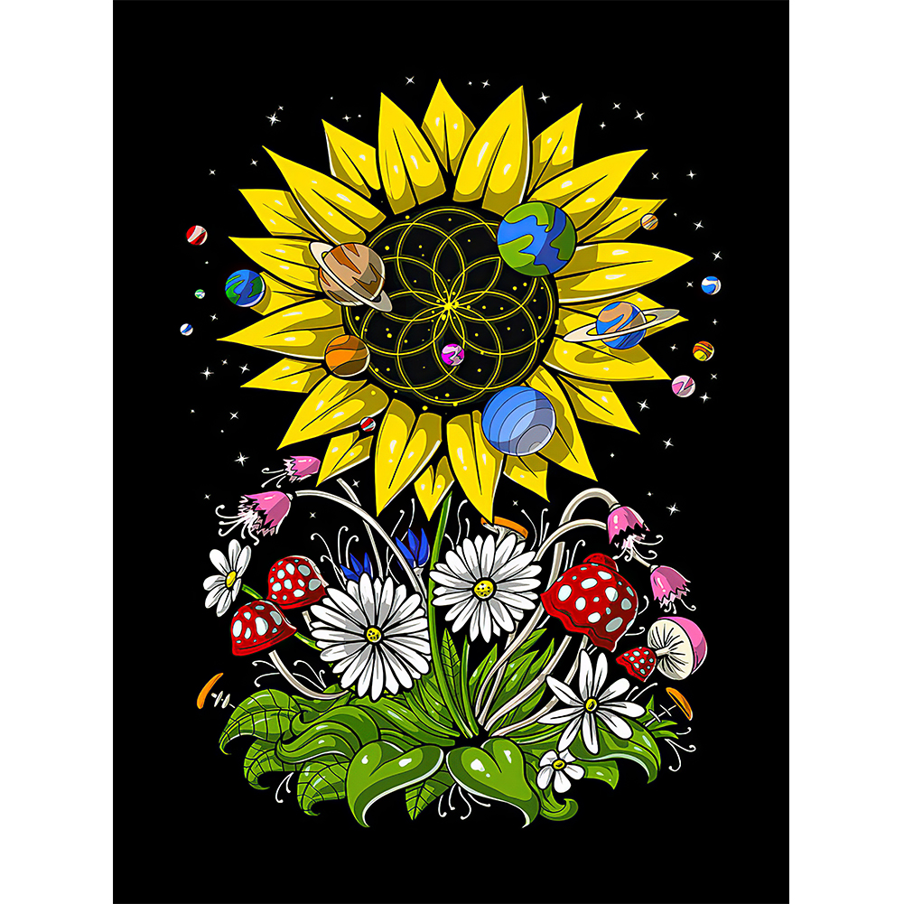 

Sunflower - Round Drill Diamond Painting - 30*40CM, 501 Original