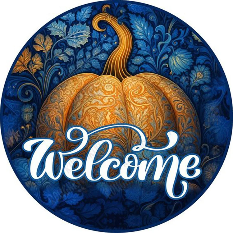 Autumn Squash 30*30CM(Canvas) Full Round Drill Diamond Painting gbfke