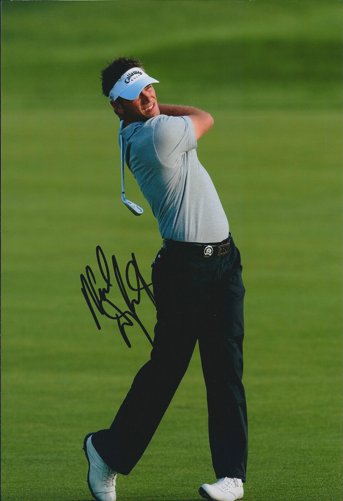 Nick DOUGHERTY SIGNED 12x8 Photo Poster painting AFTAL Autograph COA Walker Cup Team WINNER GOLF