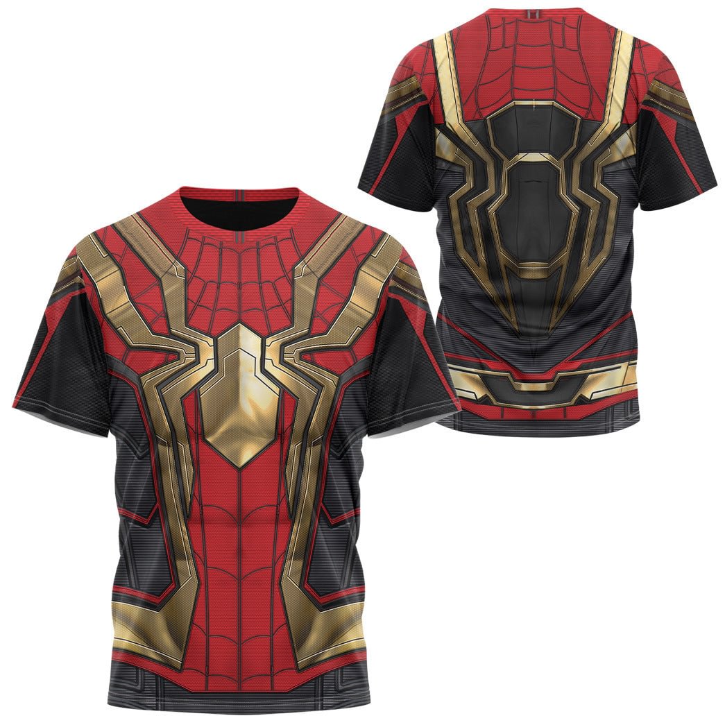 Spider Man No Way Home Role Play Costumes 3D Digital Printing T Shirt-elleschic