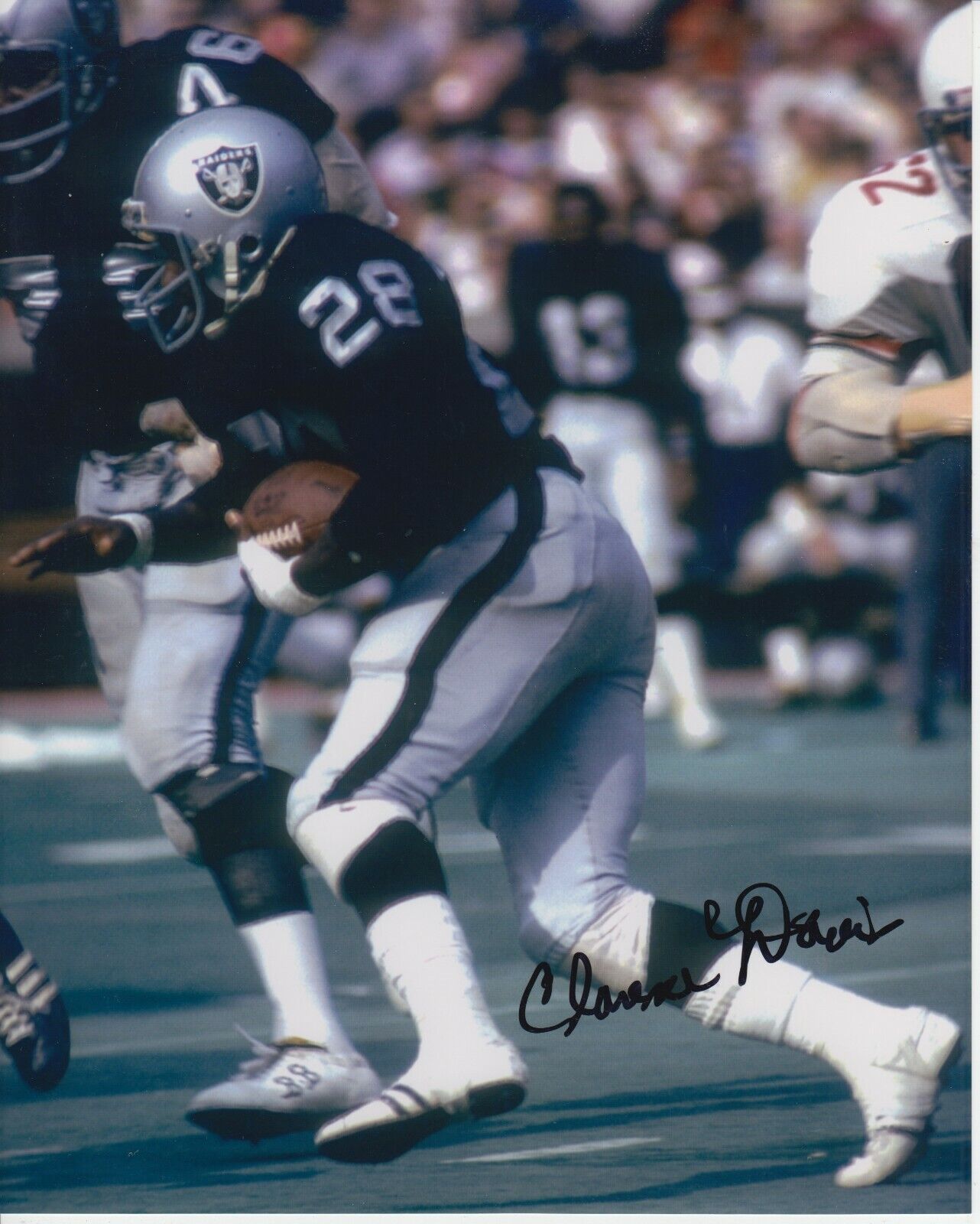 Clarence Davis #0 8x10 Signed Photo Poster painting w/ COA Oakland Raiders -