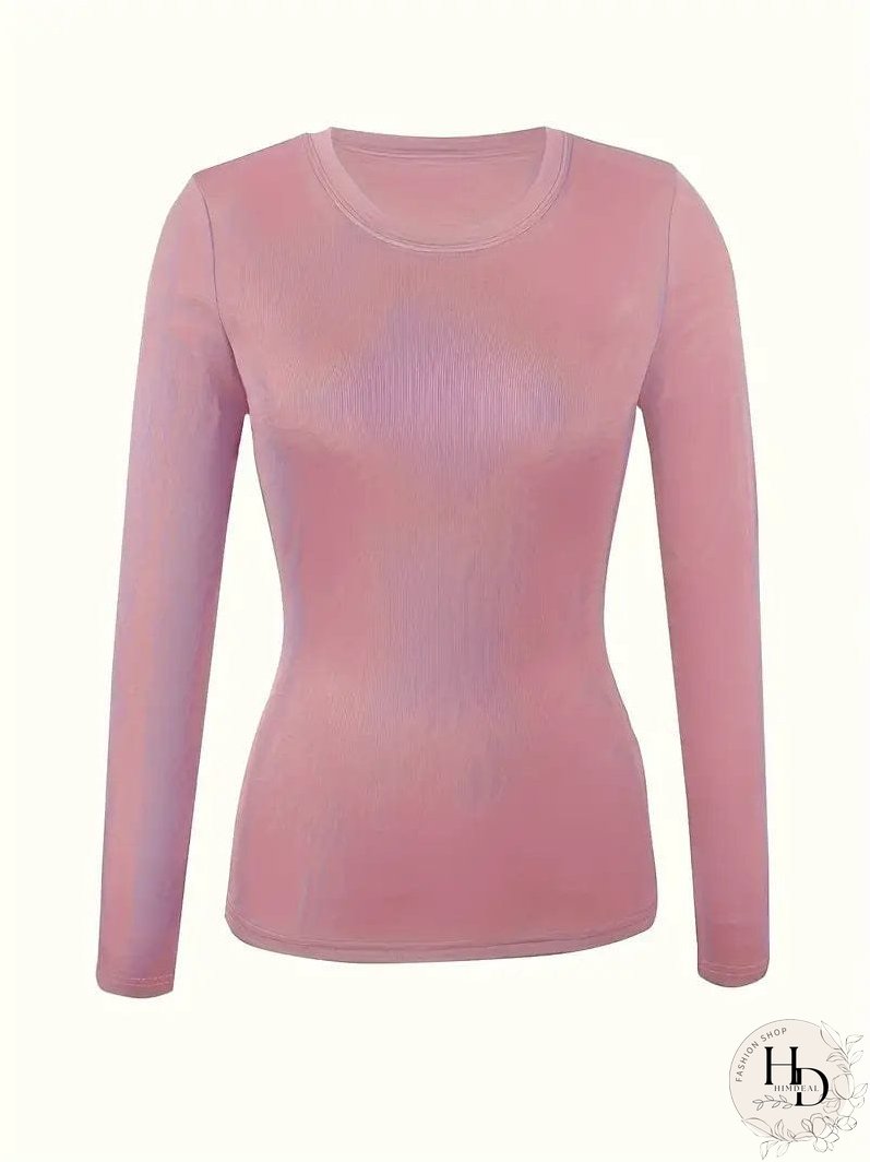 Trendy Ribbed Mock Neck Top