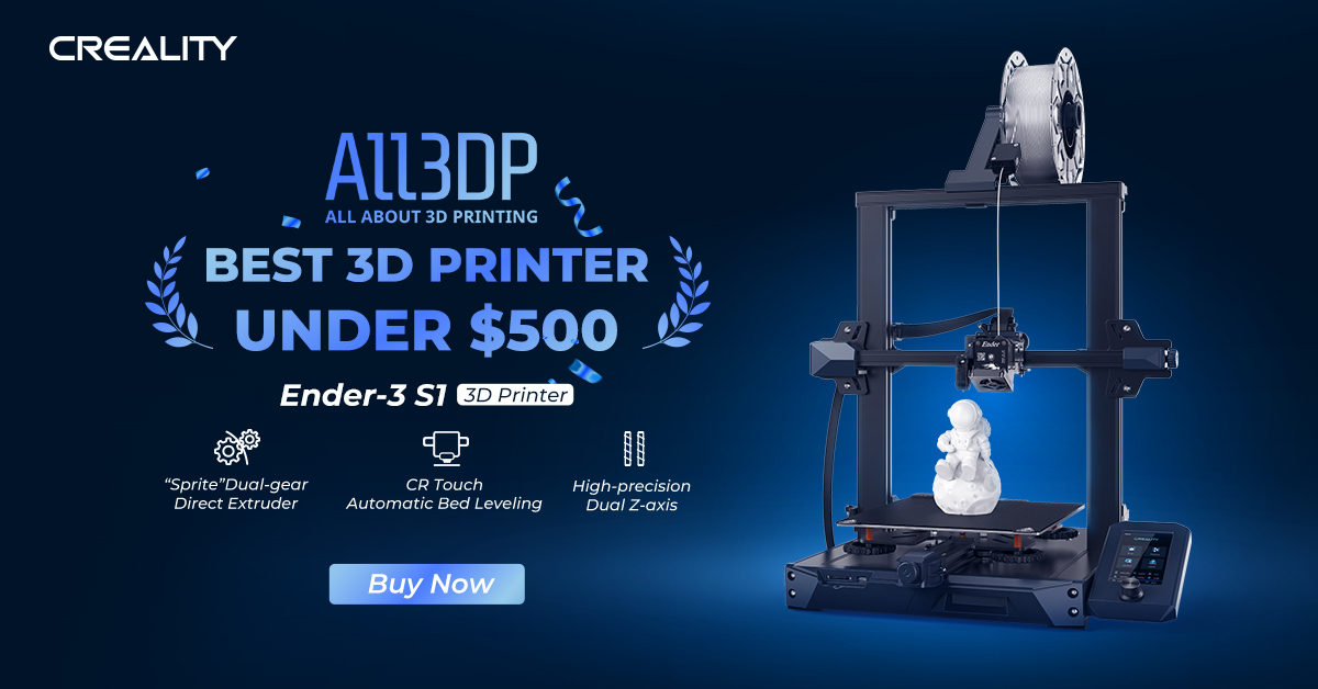 Best 3D Printer Under $500, 2022-Creality Ender 3 S1