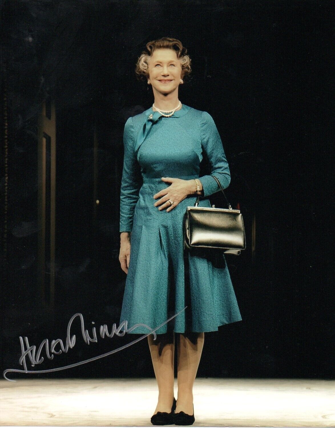 Dame Helen Mirren Tv Film Star  Signed 10 by 8 inches Genuine Signature Photo Poster painting