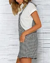 Denim Overalls Jumpers Elastic Waist Dungarees Pockets Rompers Shorts Jumpsuits