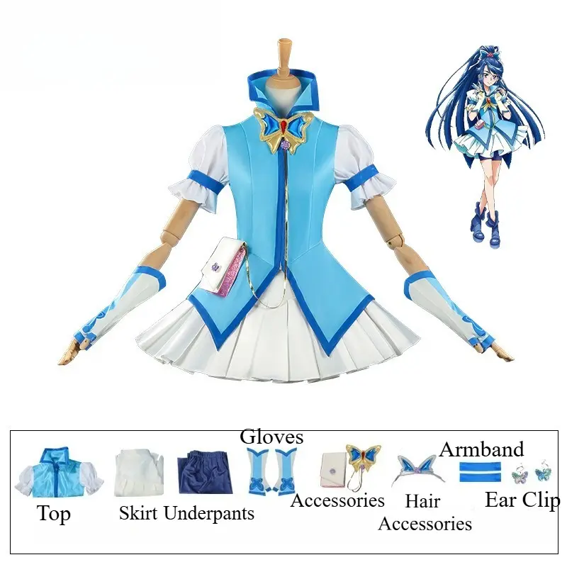 [Wetrose] Pre-Order Yes! PreCure 5 Minazuki Karen Anime Stage Outfit Cosplay Costume