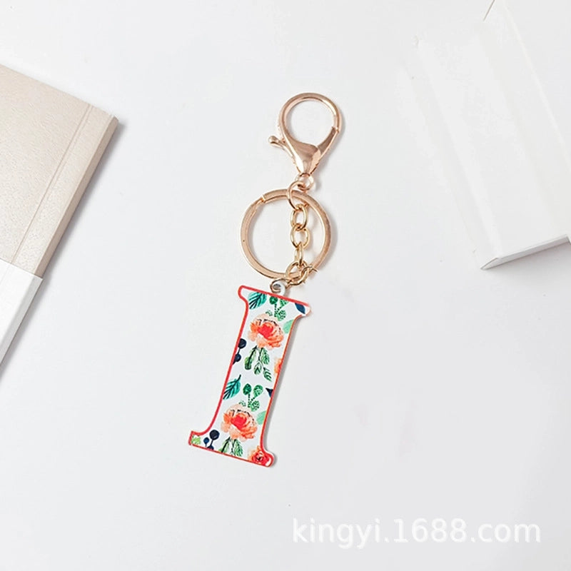 Elegant Streetwear Letter Pu Leather Alloy Women’s Bag Pendant Keychain