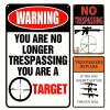 3PCS Warning Shot - Metal Tin Signs Set(8*12Inch/12*16Inch)