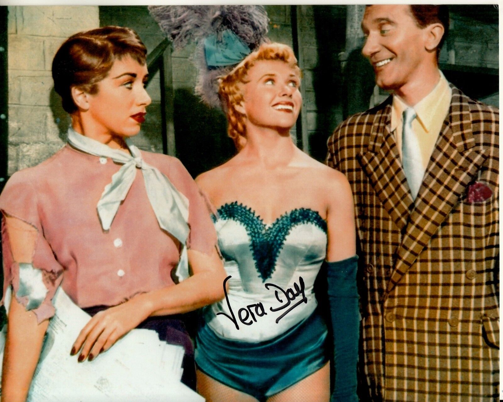 VERA DAY hand-signed THE PRINCE & THE SHOWGIRL 8x10 color scene w/ UACC RD COA