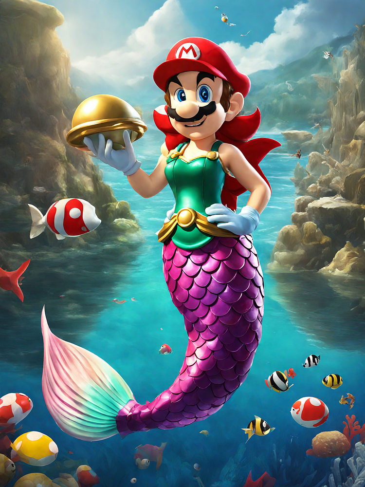 Mario the Mermaid
