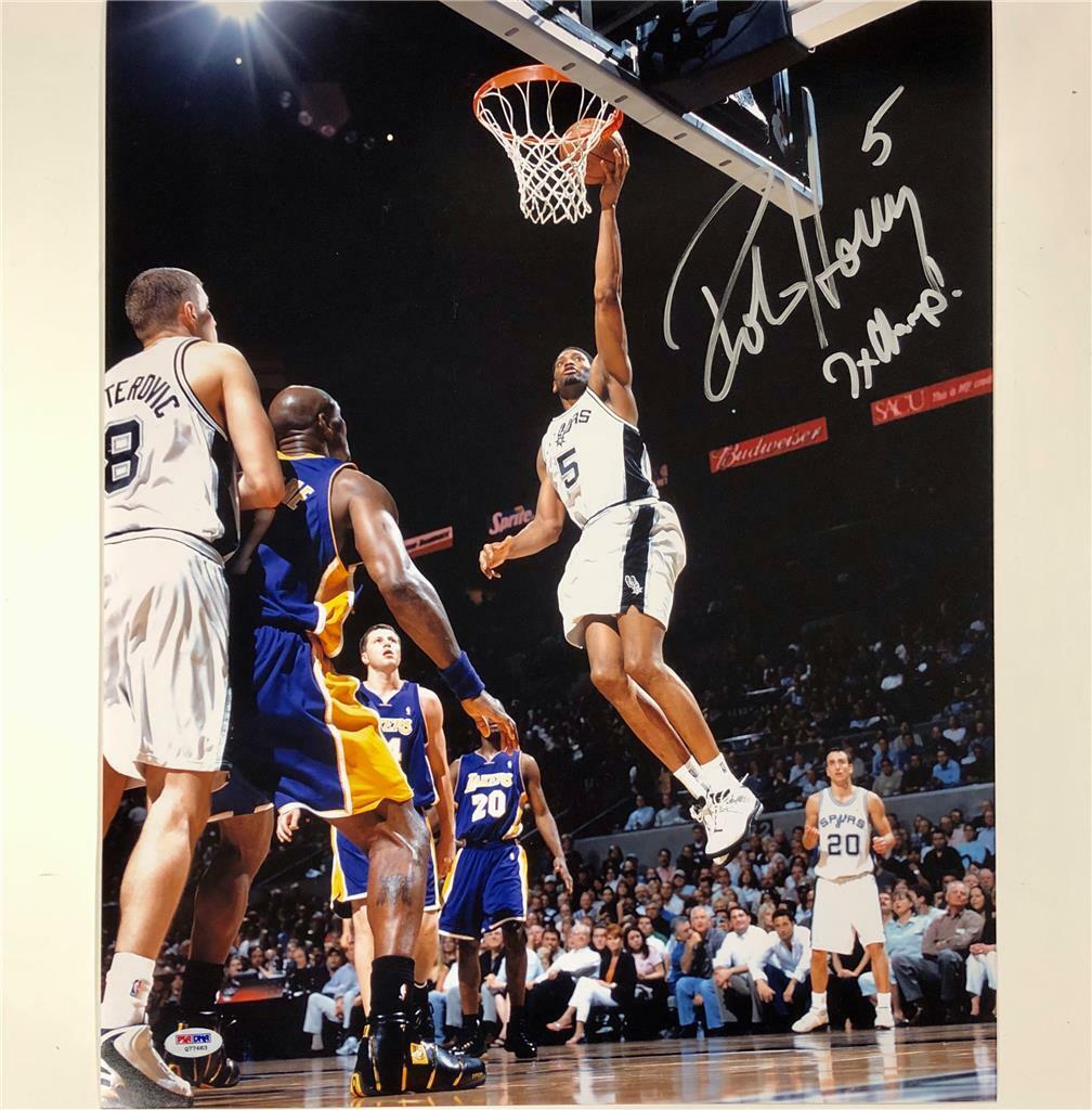 Robert Horry autograph 7x Champ