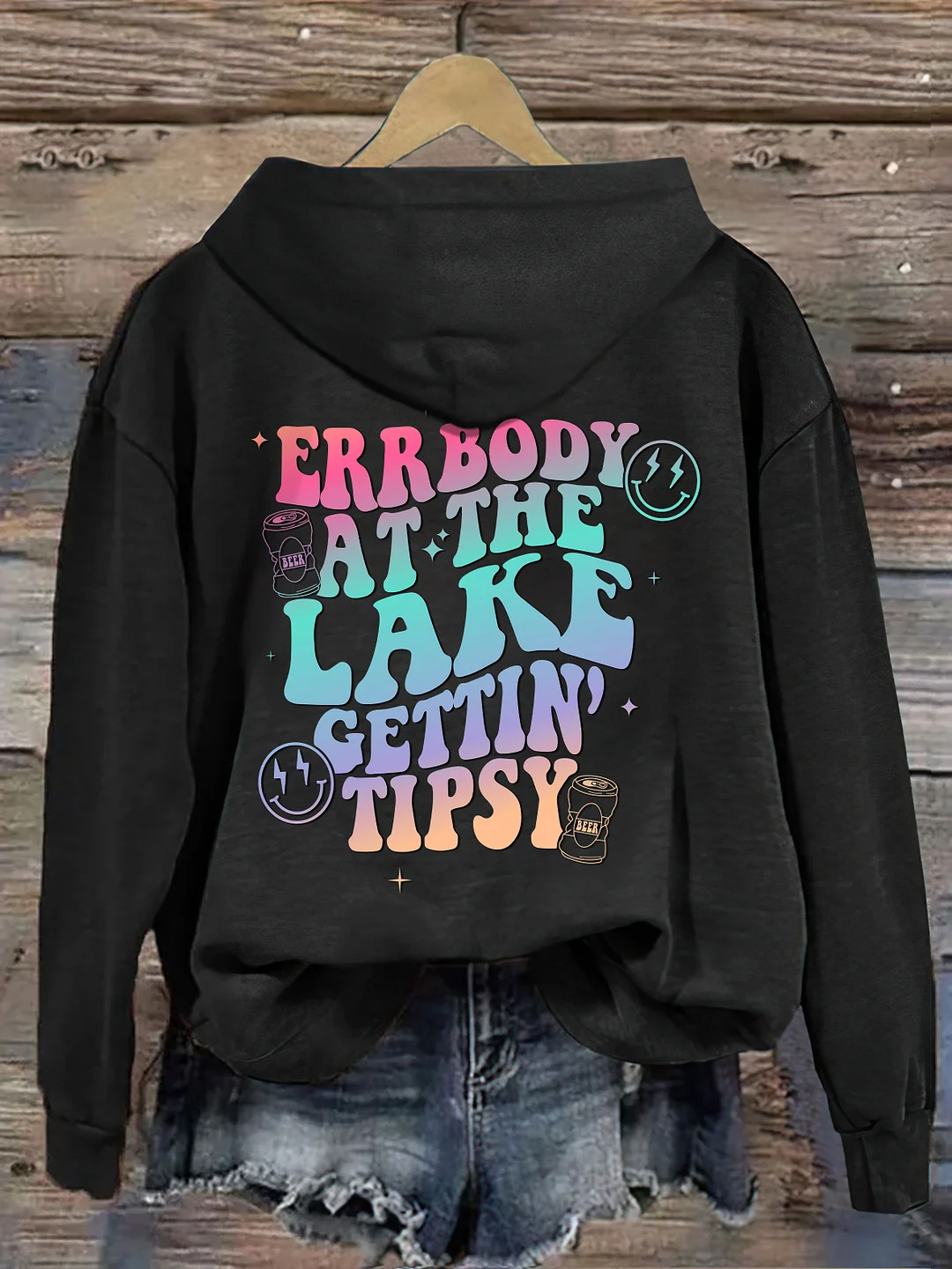 Errbody At The Lake Gettin Tipsy Hoodie