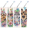 4Pcs Fleur Chiot-Bricolage Marque-Page
