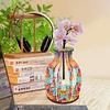 Wooden Flower Vase - 5D DIY Vase