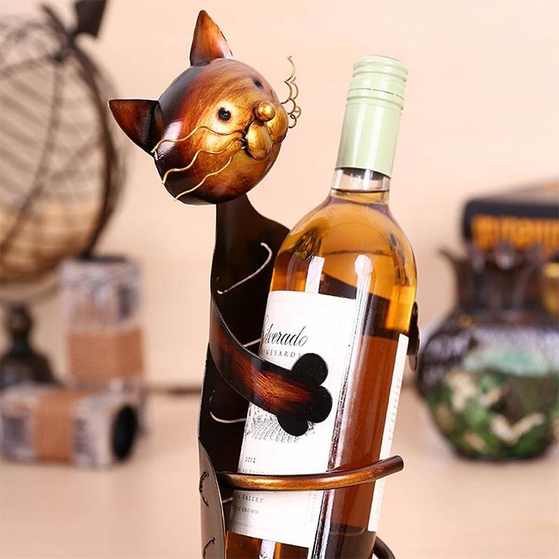 Cat Wine Holder
