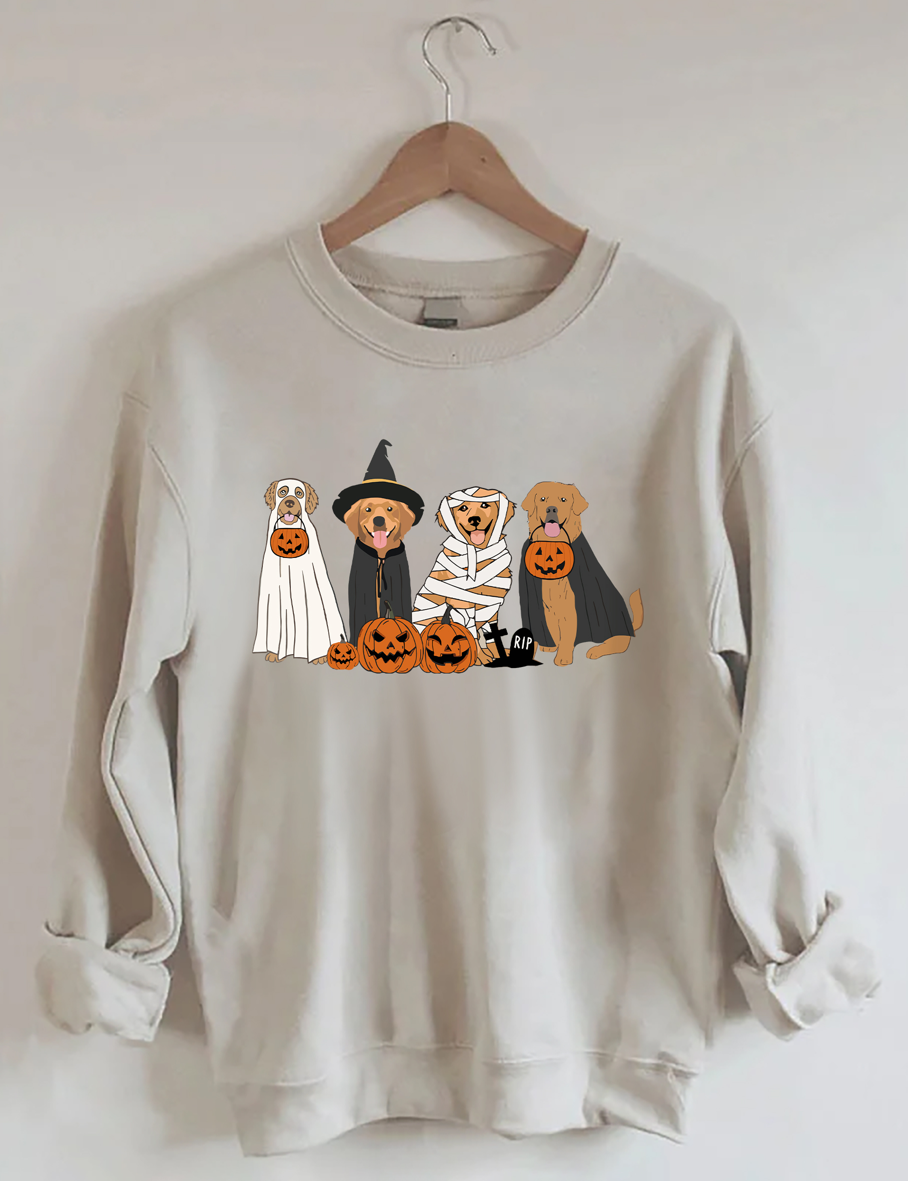 Golden Retriever Ghost Dogs Sweatshirt