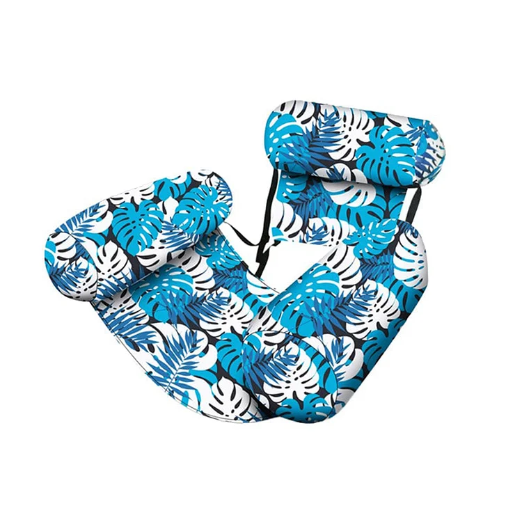 Floating pool bed and deck chair