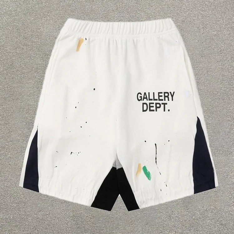 Gallery Dept Contrast Color Pattern Casual Shorts