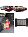 Car Back Rear Trunk Storage Net Elastic Storage Bag for Car Stowing Tidying (L)