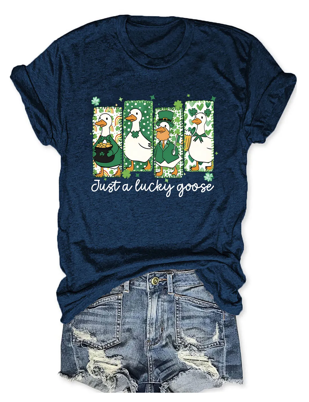 Just A Lucky Goose T-shirt