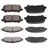 cciyu D1378 D1585 Ceramic Front Rear Brake Pad Set Fit For 2014-2017 For Acura MDX,2012-2019 For Honda Pilot,2017-2019 For Honda Ridgeline