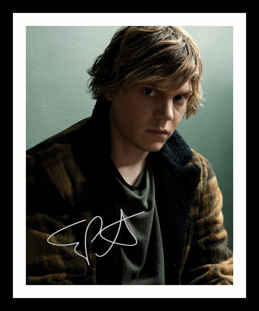 Evan Peters Autograph Signed & Framed Photo Poster painting