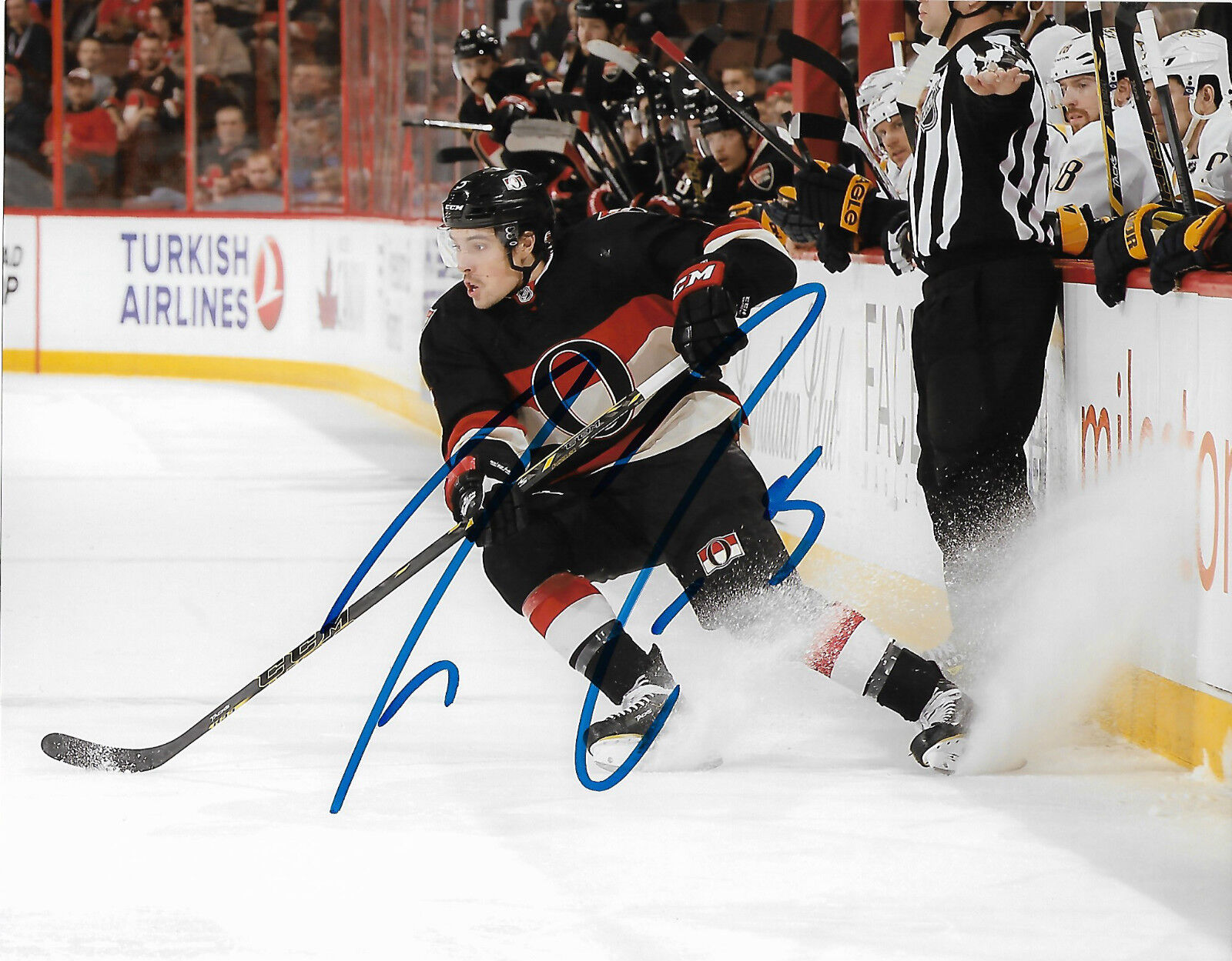 Ottawa Senators Codi Ceci Signed Autographed 8x10 NHL Photo Poster painting COA