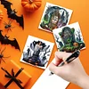 (US Only)6PCS DIY Halloween Designs Diamond Art Greeting Cards for Halloween and Holidays