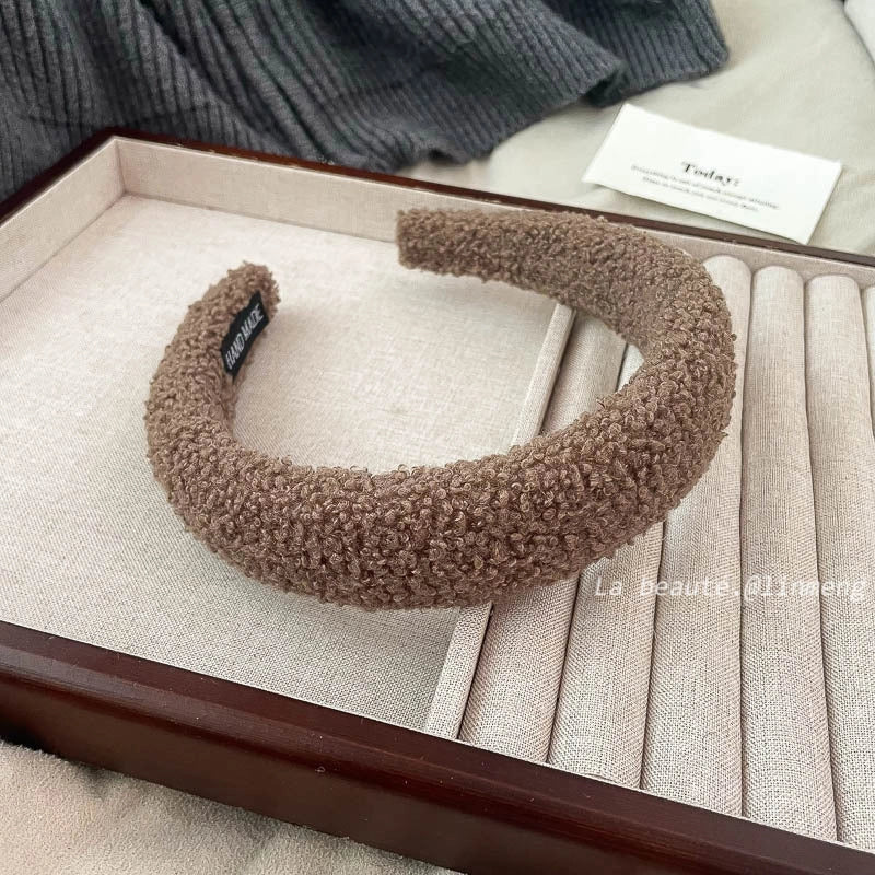 Elegant Retro Solid Color Cloth Hair Band