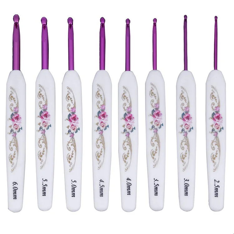 8pcs Knitting Needles Set Sweater Tools Aluminium Sweater Knitting Needles Craft
