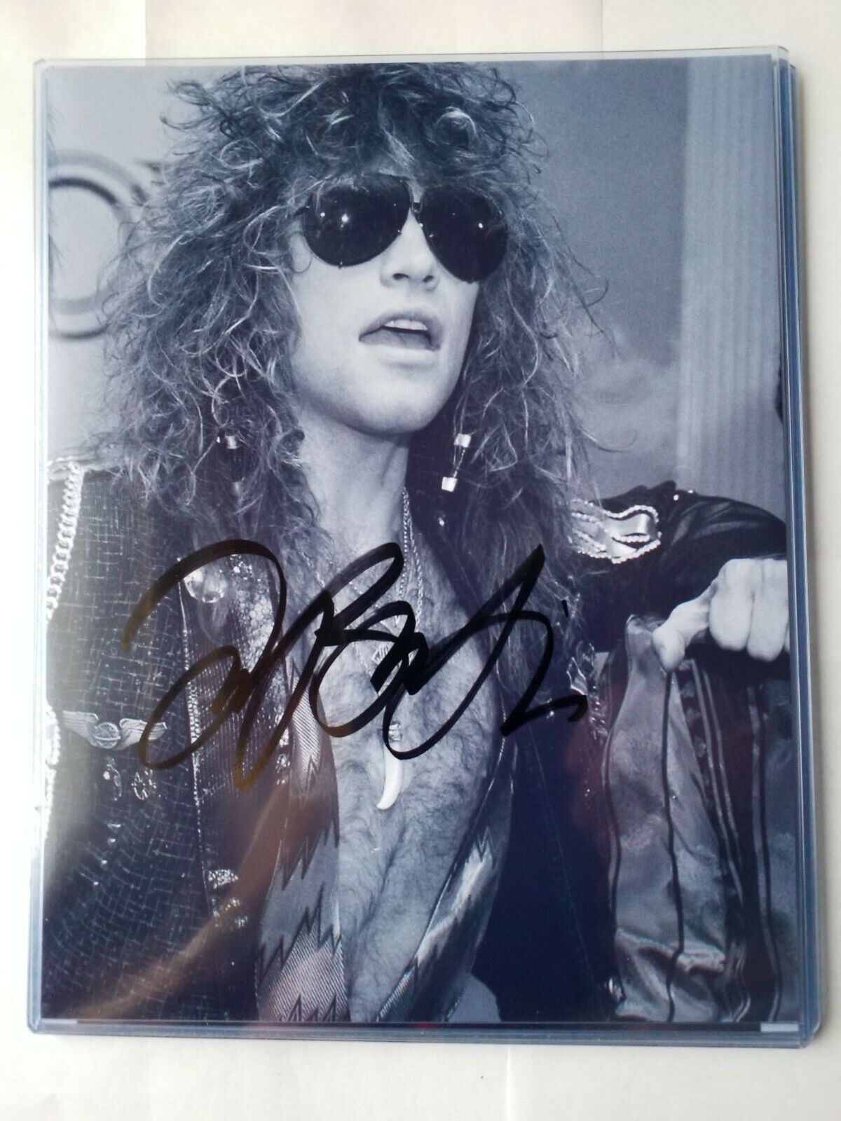 JON BON JOVI Signed AUTOGRAPH 8.5 x 11 Photo Poster painting