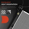 A-Premium Engine Coolant Radiator Assembly with Oil Cooler Compatible with Chevy Silverado, Suburban, Tahoe & GMC Sierra, Yukon & Cadillac Escalade, Automatic Transmission, 32mm