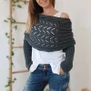 Cache-c&acirc;ble en tricot pour femmes