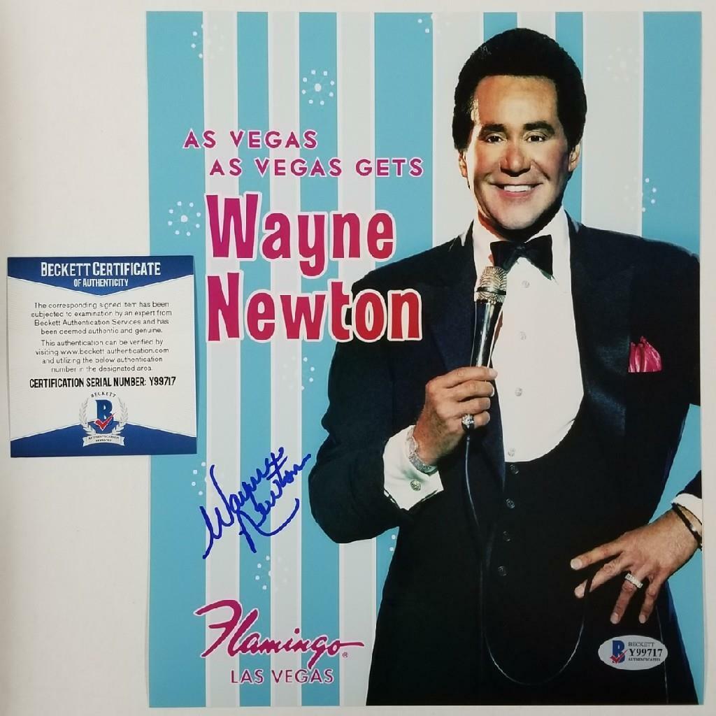 Wayne Newton signed 8x10 Photo Poster painting #7 Las Vegas Actor Singer Autograph ~ BAS COA