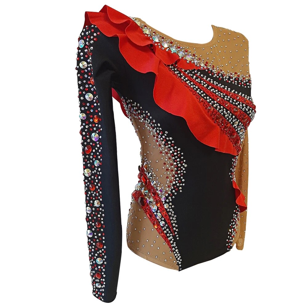 VCSHOES Artistic Gymnastics Leotards International Standard Ballroom Dance Dress Competitive Stage Costumes