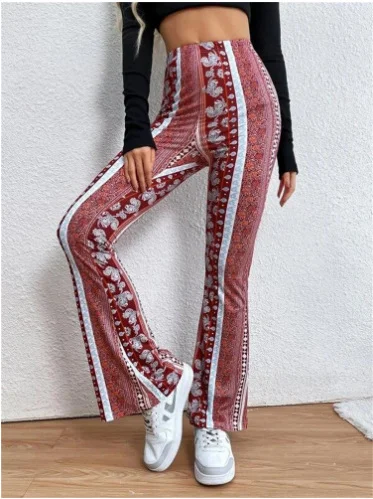 Nigikala Nigikala Spring And Autumn Wish Bohemia High-Bomb Tight Micro-Tight Type Sexy Casual Pants Woman