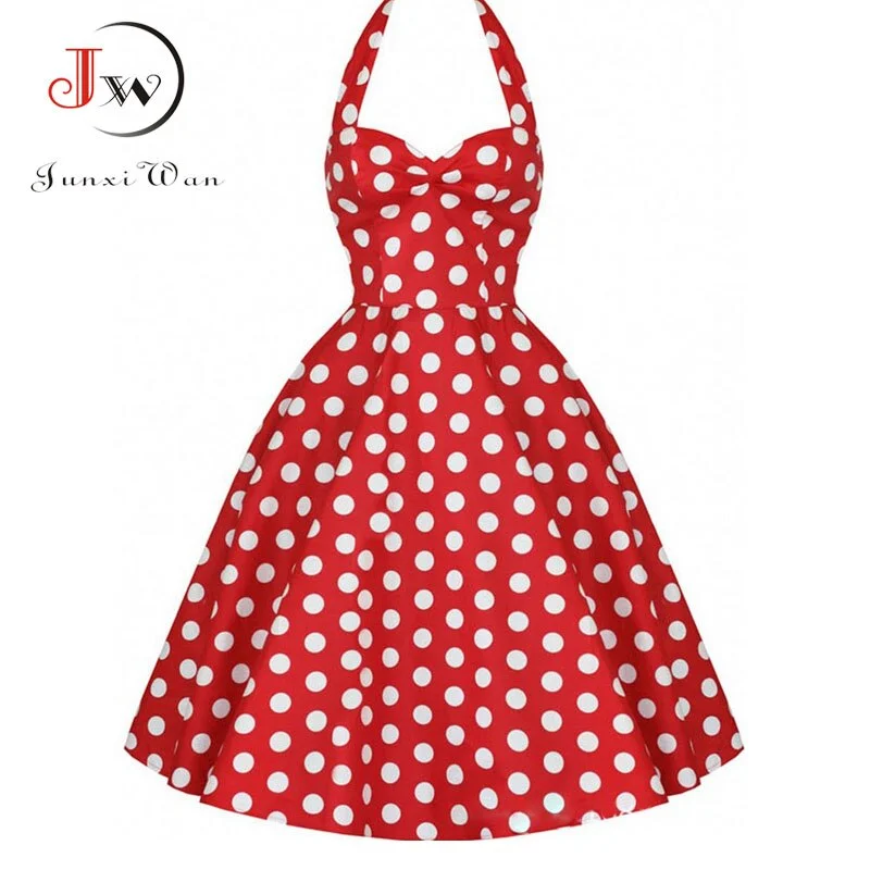 Women Summer Dress Print Floral Robe Retro Swing Casual Elegant Vintage 50s Rockabilly Dress Party Dresses with Belt Vestidos