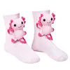 3D Knit Socks Funny Warm Cute Socks Double Layer Hand Crocheted Sock Middle Tube Socks for Autumn/Winter for Men & Women