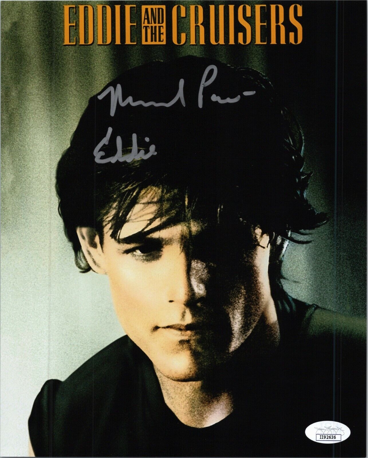 MICHAEL PARE Authentic Hand-Signed Eddie and the Cruisers