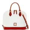 D & B Pebble Grain Zip Satchel[Buy 2 Get Freeshipping]