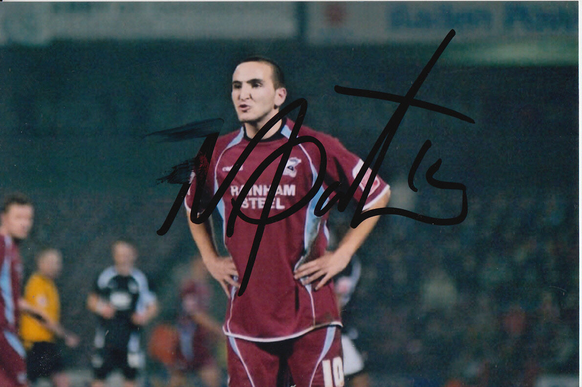 SCUNTHORPE UNITED HAND SIGNED MARTIN PATERSON 6X4 Photo Poster painting 4.