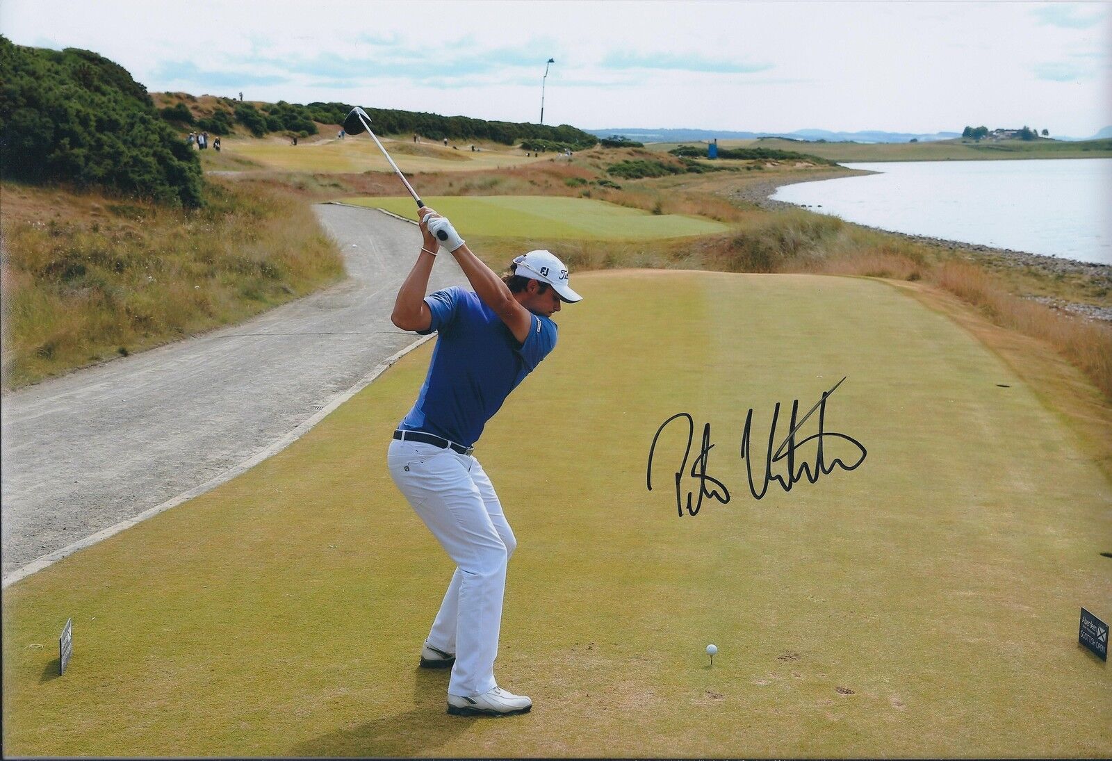 Peter UIHLEIN SIGNED 12x8 Photo Poster painting AFTAL Autograph COA St ANDREWS GOLF Winner