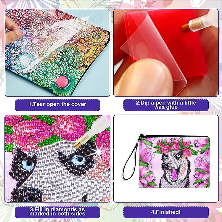 Cosmetic change storage - Hang Bag - DIY Diamond Crafts