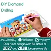 Little Bear Diamond Art Monthly Flip Tabletop Calendar January 2027 - December 2028 Small Desktop Calendar Planner 24 Months for Living Room Bedroom Office Desk Gift Giving