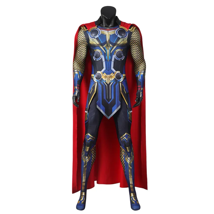 Thor: Love and Thunder Thor  Cosplay Costume Mighty Thor Outfits Halloween Carnival Suit