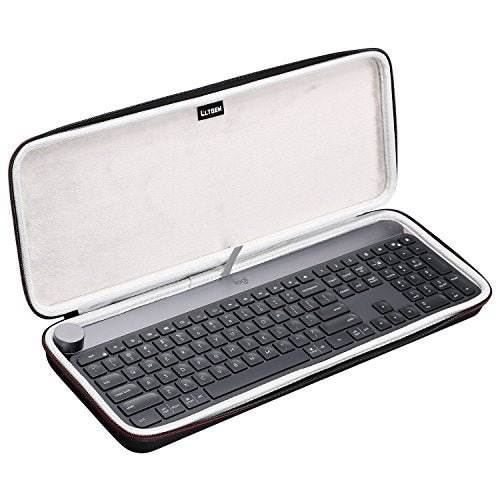 LTGEM EVA Hard Case for Logitech Craft Advanced Wireless Keyboard - Travel Protective Carrying Storage Bag