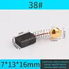 10pcs Carbon Brush Electric Hammer Angle Grinder Graphite Brush Replacement Tool