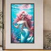 (45*75cm)Mermaid - Round AB Drill Diamond Painting